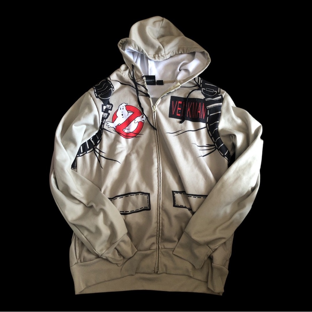 Ghostbusters Venkman Ghoul Hunter Fleece Zip Hoodie and Backpack